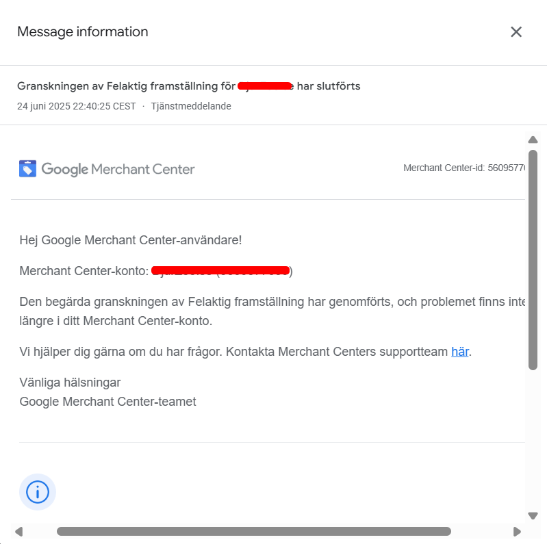 Misrepresentation Issue Fixed
